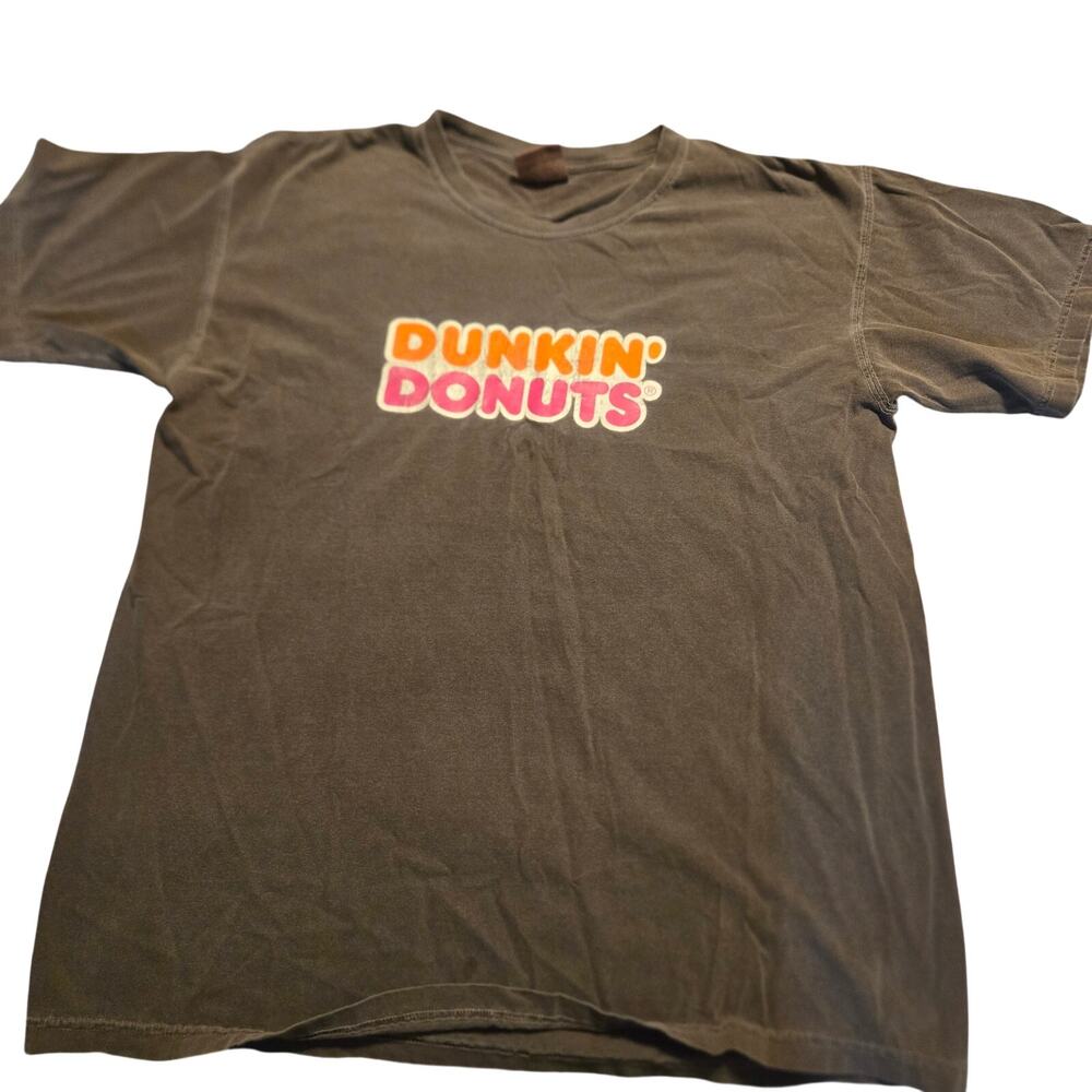 Dunkin' Donuts front back logo t-shirt men's size large